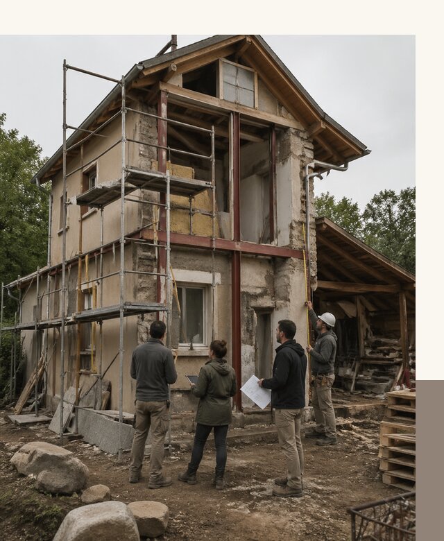 Реконструкция загородного дома под ключ в Калининграде от бюро