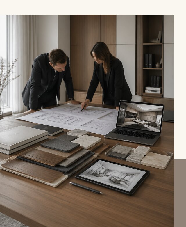 Проект кабинета руководителя для офиса в Калининграде под ключ